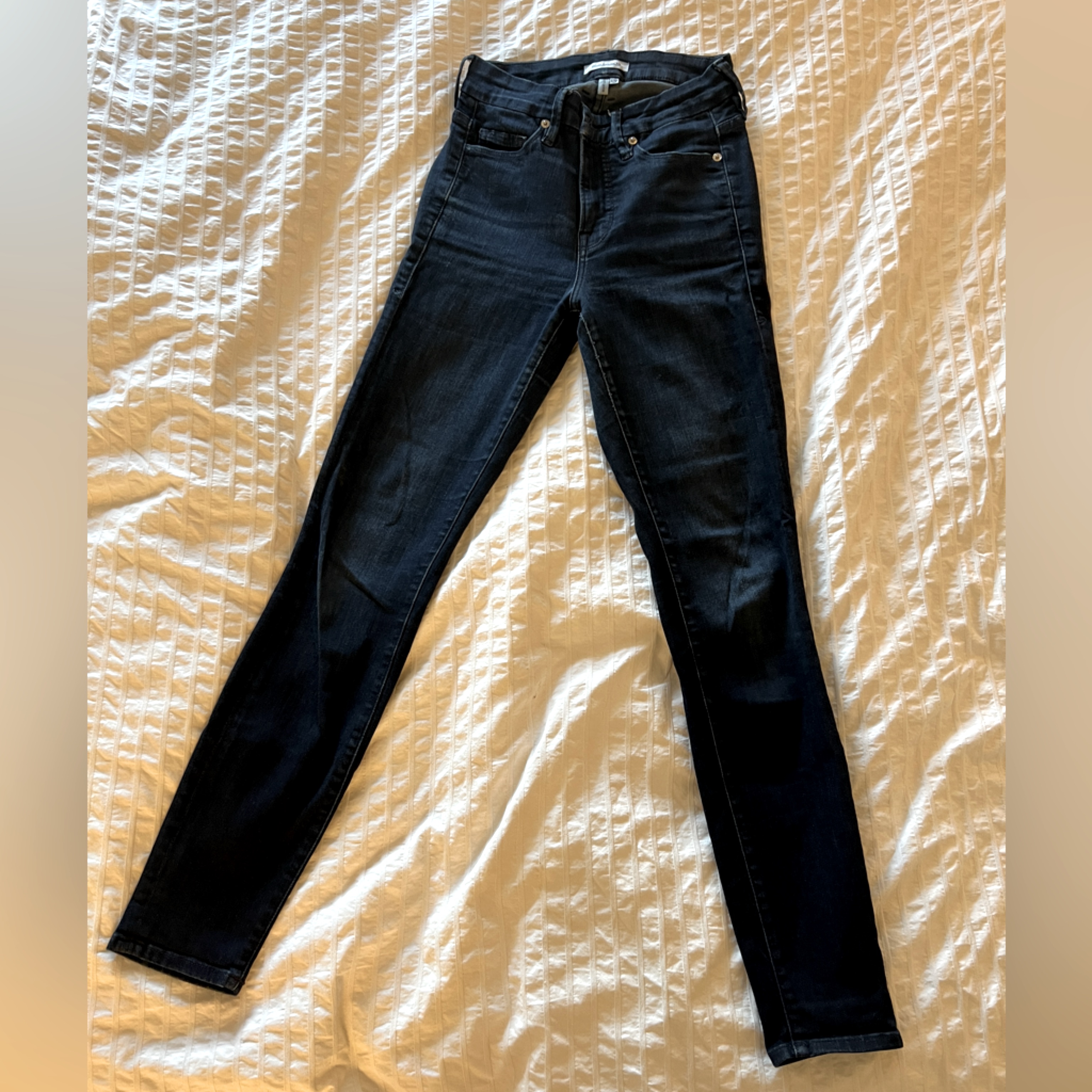 Good American Good Waist High-Rise Light Compression Jeans